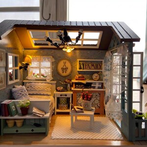 blue times mini house