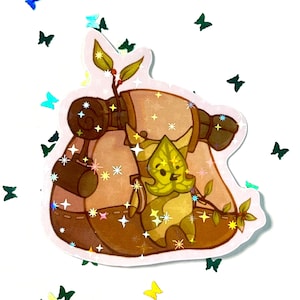 Backpack Korok Holo Sticker | The Legend of Zelda Tears of the Kingdom TOTK