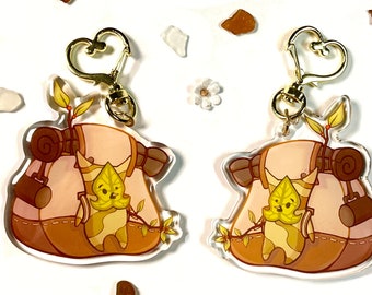 Backpack Korok Acrylic Keychain Charm | The Legend of Zelda Tears of the Kingdom TOTK