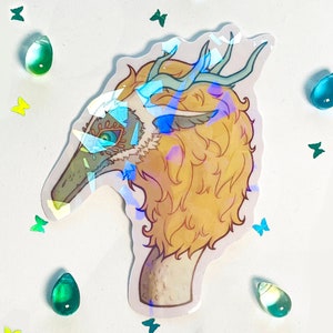 Light Dragon Holographic Sticker | The Legend of Zelda Tears of the Kingdom TOTK