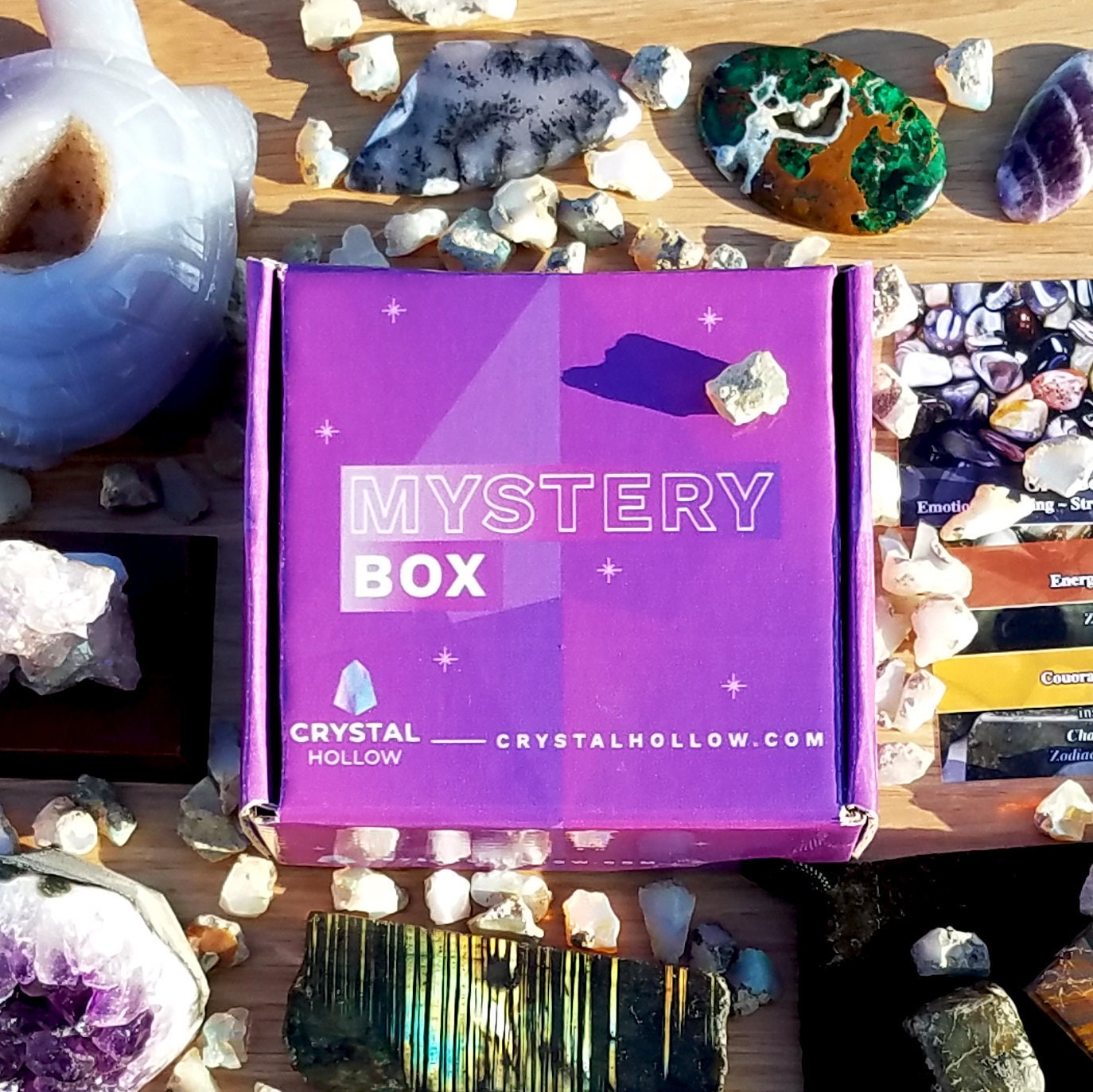 Mystery Gem Box, Witch Kit, Crystal Kit, Gemstones, Jewelry, Sage, Cr…