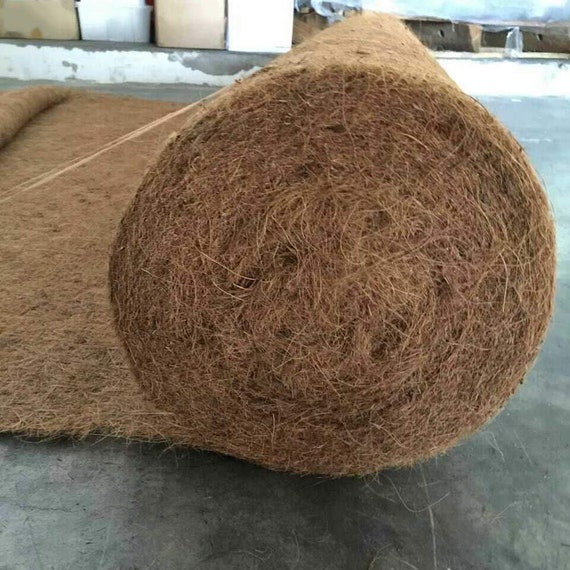 Coconut Palm Fiber Coco Liner Bulk Roll Mat Carpet Flower Etsy