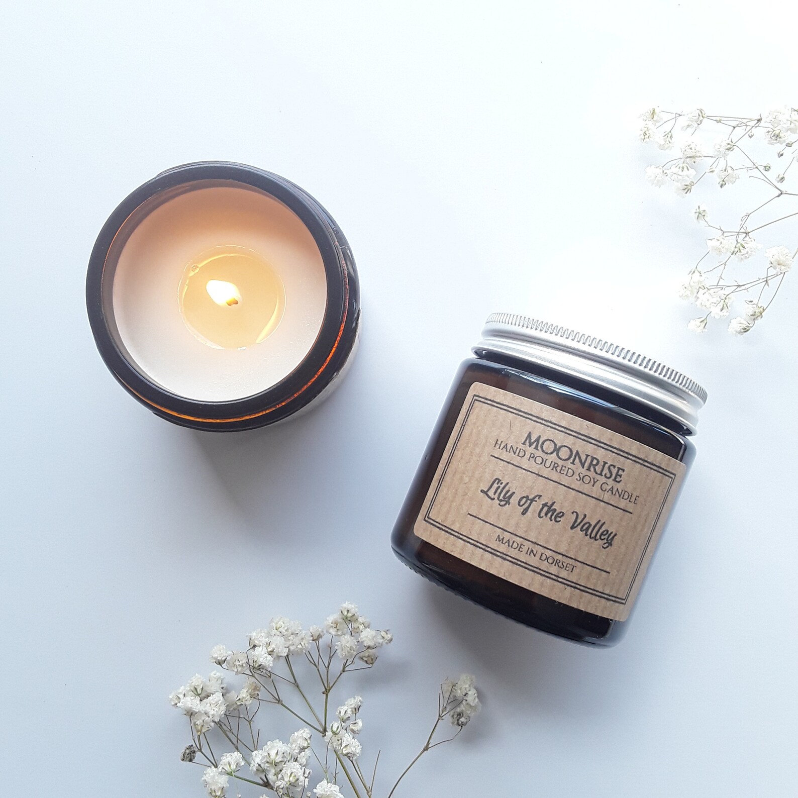 Lily of the Valley Scented Soy Candle Hand Poured in Dorset Etsy