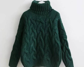 Thick Warm Sweater - Etsy
