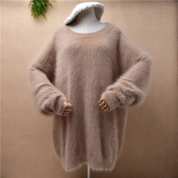 Rabbit Fur Sweater Etsy