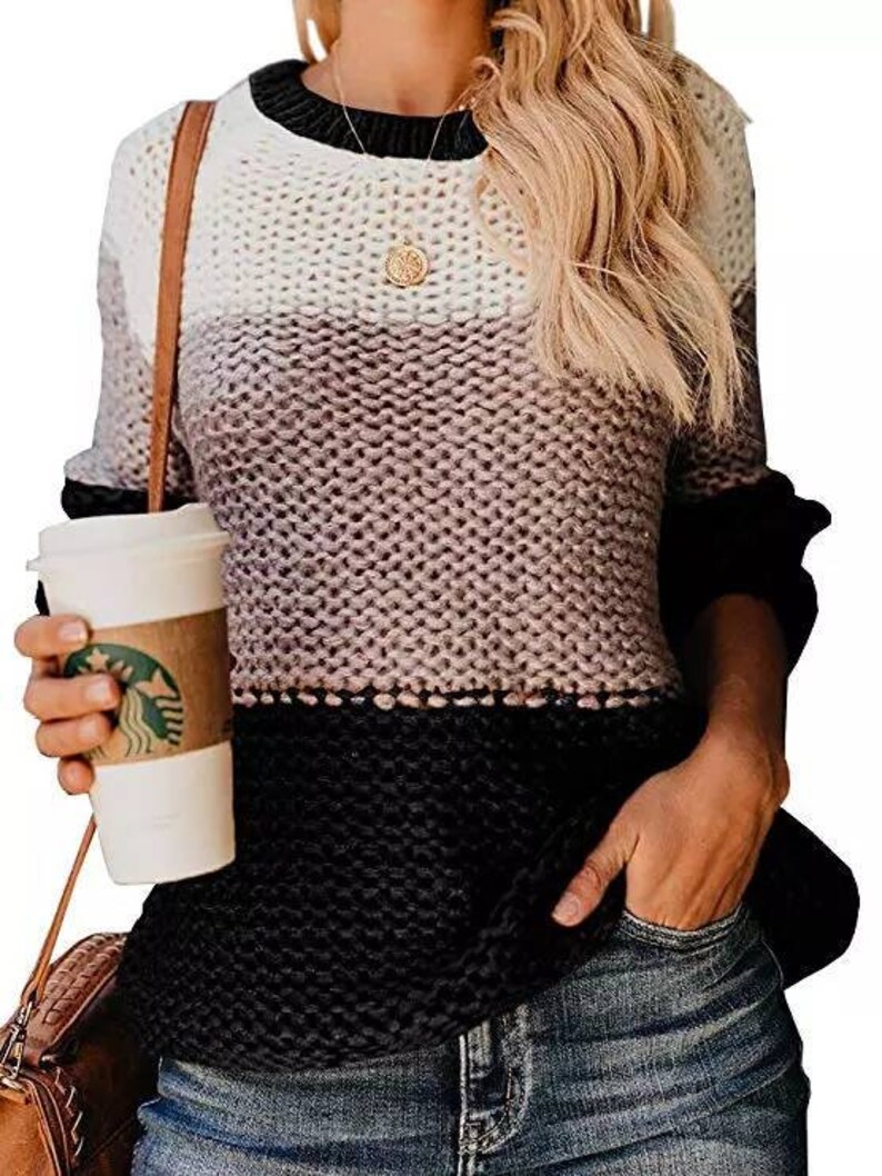 Autumn Fall Winter Sweaters for Women Long Sleeve - Etsy