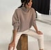 Autumn Fall Winter | Vintage Turtleneck Sweaters for Women | Cashmere Pullovers | Jumpers | Female Knitted Pullovers | Fall Clothing 