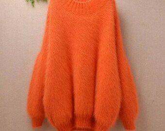 Rabbit Fur Sweater - Etsy