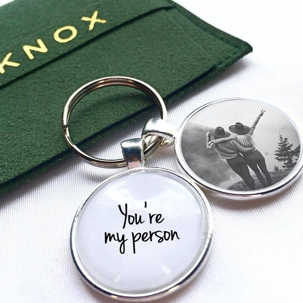 Personalised Gifts For Friends 'Greys Anatomy' You're My Person (Photo Insert)