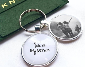 Personalised Gifts For Friends 'Greys Anatomy' You're My Person (Photo Insert)