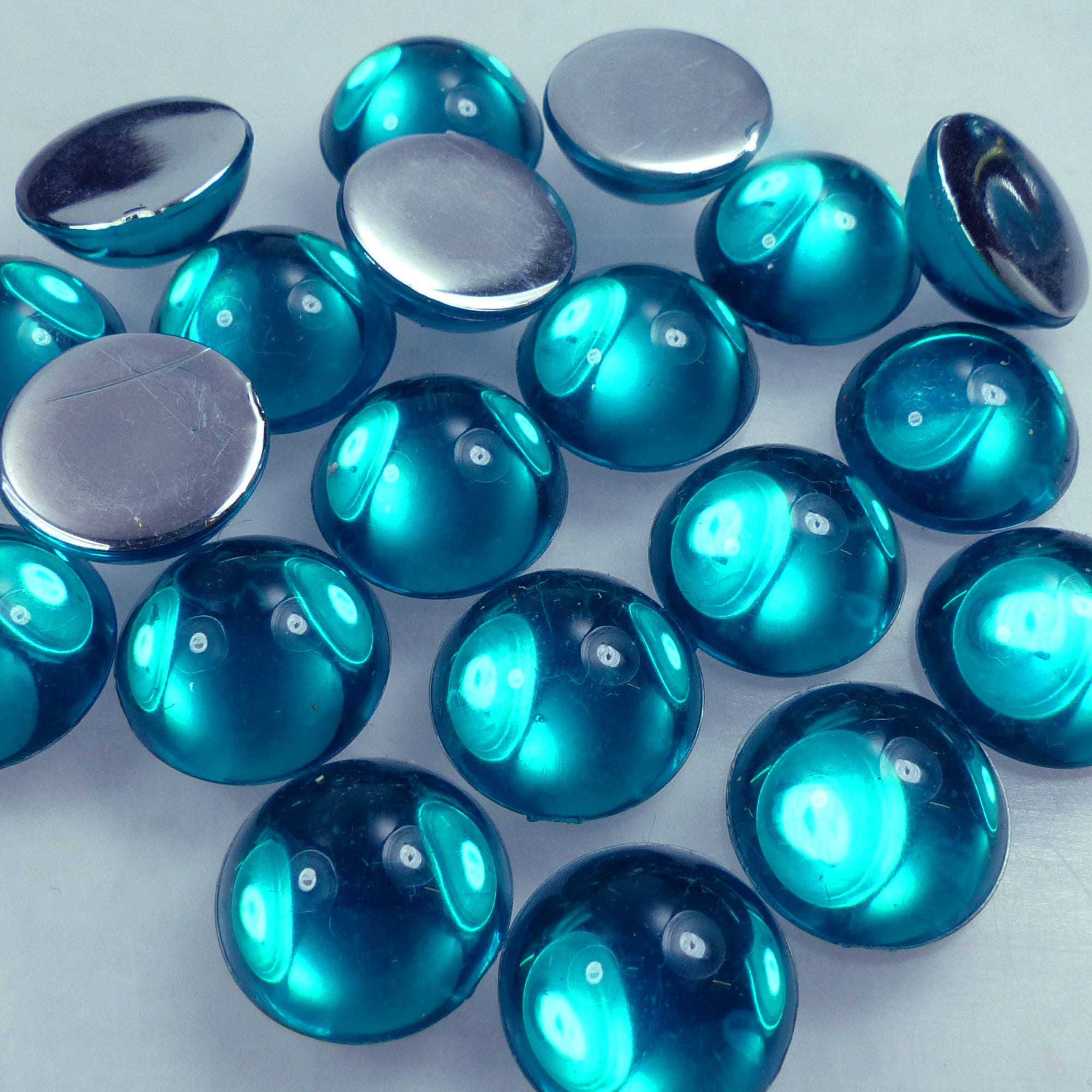 Round Blue Cabochon 15mm 40 Pieces Flat Back Cabochon Etsy Round Blue Cabochon 15mm 40 Pieces Flat Back Cabochon Etsy