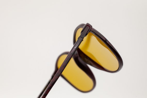 Rare Sirena -/100 Round Vintage Sunglasses, Italy… - image 5