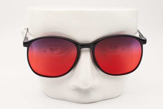 Sirena 102/34 Rare Round Vintage Sunglasses, Ital… - image 3