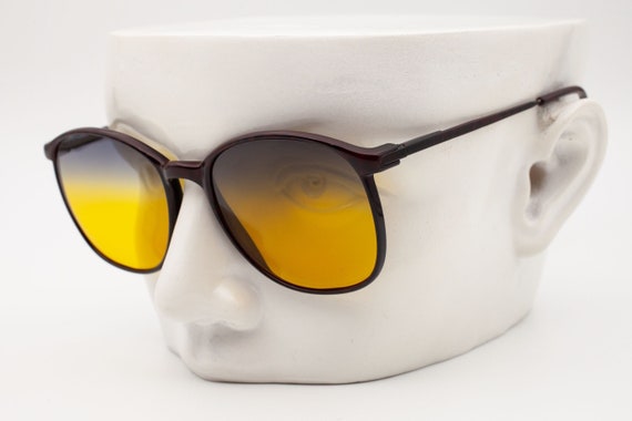 Rare Sirena 102/34 Round Vintage Sunglasses, Ital… - image 1