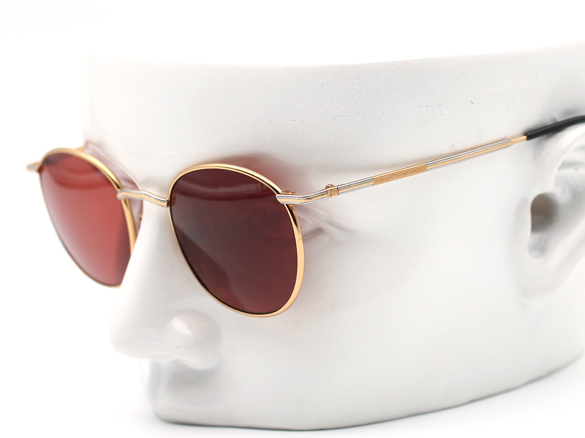 ENRIQUE LOEWE KNAPPE, Dione, 80's Vintage Sunglasses, 24kt ENRIQUE LOEWE KNAPPE, Dione, 80's Vintage Sunglasses, 24kt