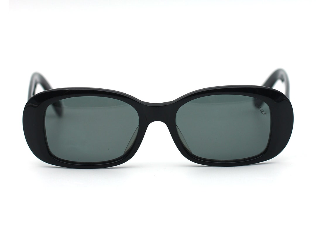 BOSANI Vintage Sunglasses Square Black Frame Made Italy - Etsy