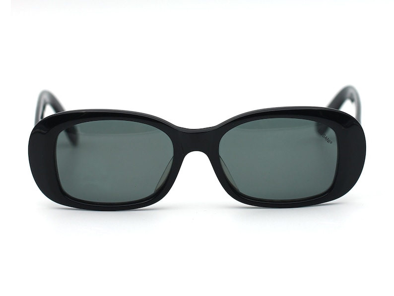 BOSANI,made in Italy,women vintage sunglasses,square black glass