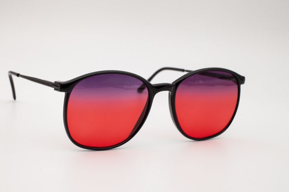 Sirena 102/34 Rare Round Vintage Sunglasses, Ital… - image 4