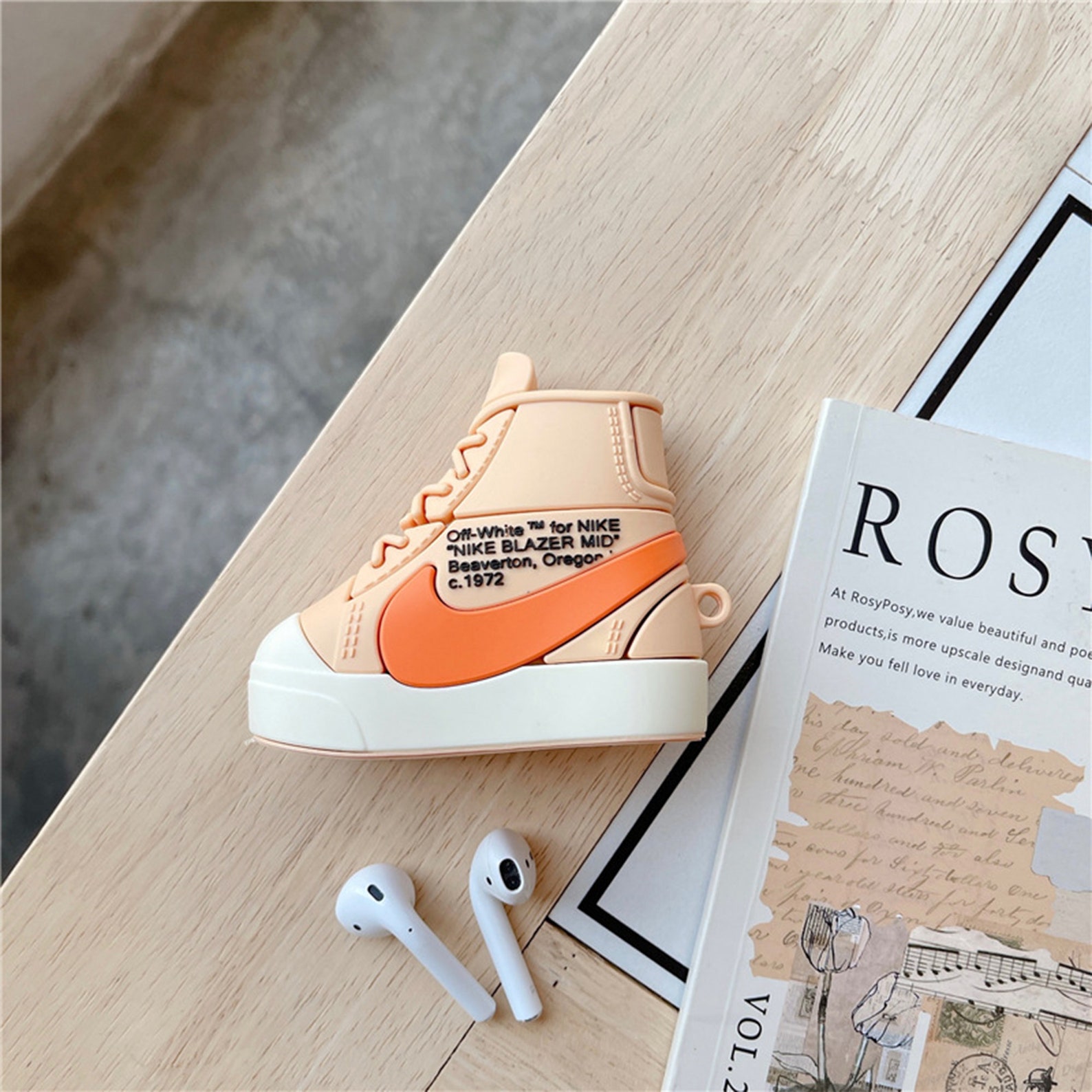 Nike Off white Airpod case sneakers design for Gen 1-2 and | Etsy