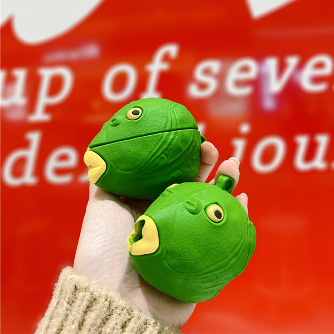 Funny Green Head Fish Airpod case Cute Airpod case Unique Etsy
