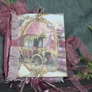 Rustikal & Elegant, Shabby Chic Journal, Junk Journal, recycelte Gegenstände, Weihnachtsgeschenk, weibliches Geschenk für alle Gelegenheiten, Sammlerstück