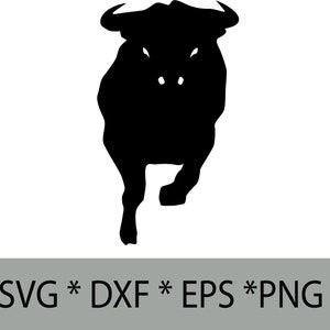 Bull Svg, Bull Clipart, Bull-Dateien für Cricut, Bull cut Dateien für Silhouette, Bull Instant Download