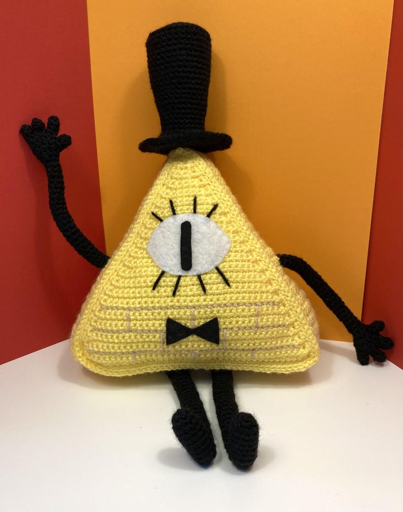 Bill Cipher (gravity Falls) Amigurumi Crochet Pattern PDF (english ...