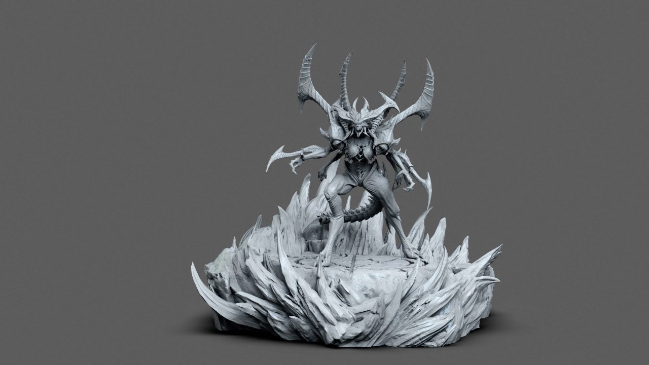 Diablo 3D Printed Model Stl 3d printing models | Etsy
