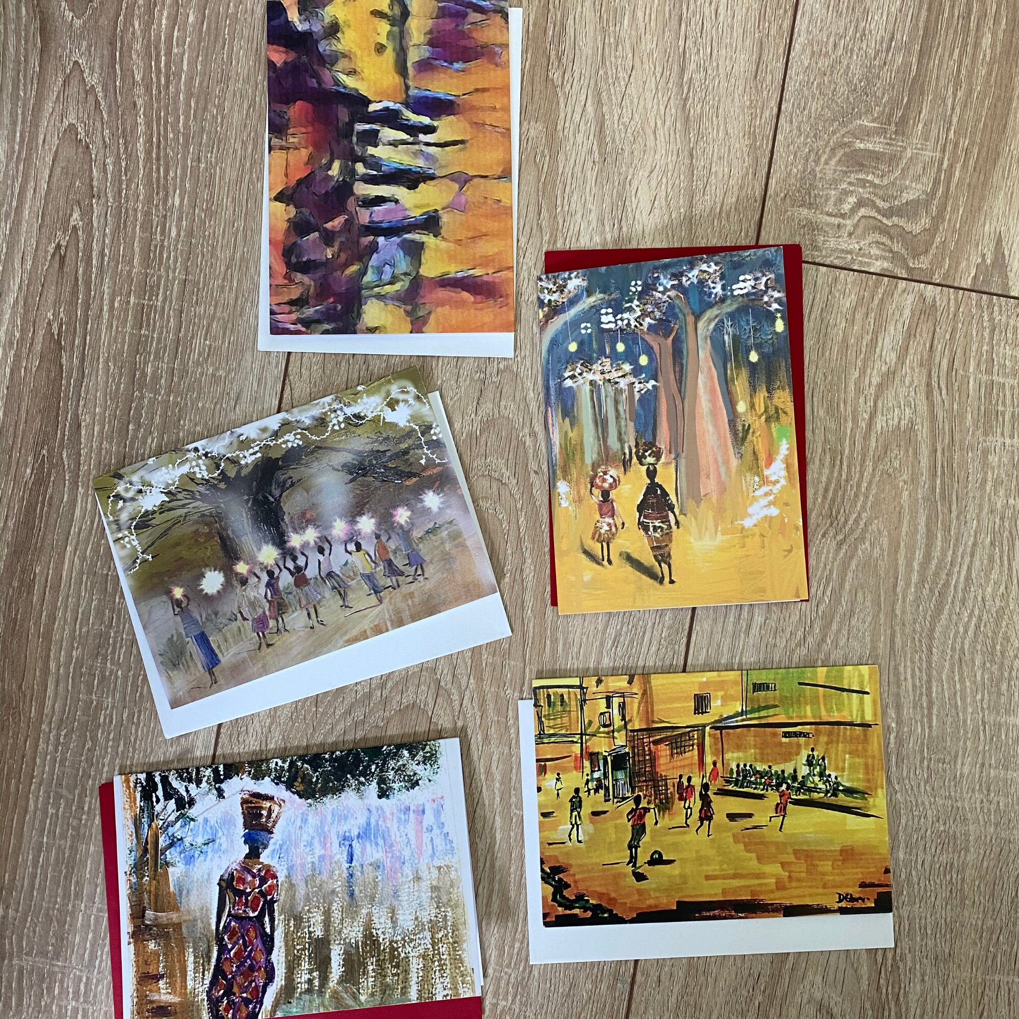 5 Pack assorted greeting cards 6 Etsy