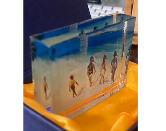 Personalised Photo/ Personalised Photo Block/ Crystal  Glass Photo Block/Glass Photo/