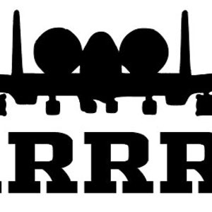 A-10 Warthog BRRRT! Premium Vinyl Decal