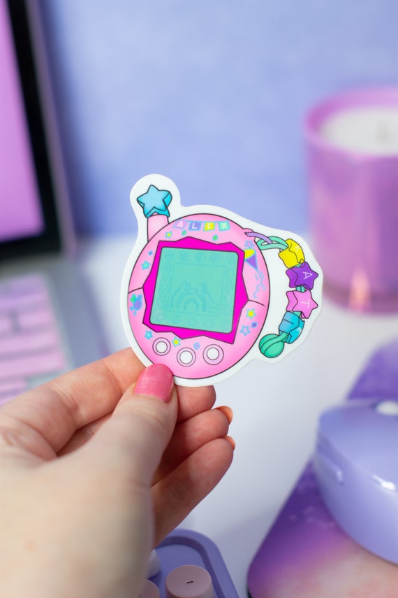Tamagotchi Sticker, 90's Toy Sticker, 80's Kids Stickers, Electronic Pet Sticker, Nostalgic Toys, Vinyl Sticker