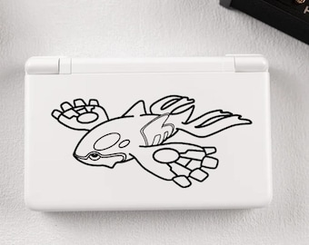 NDS Kyogre Decal Pkmn – Waterproof Decal | Retro Gaming Sticker | Perfect for Consoles like AYN Thor / Pocket DS / Retroid