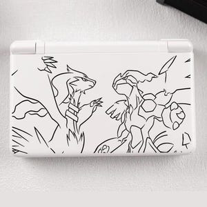 AYN Thor Reshiram Zekrom Decal Pokemon Decal | Console Retro Sticker Skin | Perfect for Nintendo DS / Pocket DS / Retroid / Anbernic