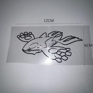 NDS Kyogre Decal Pkmn – Waterproof Decal | Retro Gaming Sticker | Perfect for Consoles like AYN Thor / Pocket DS / Retroid