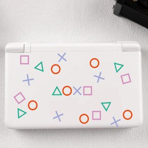 Sony Playstation Symbols Icons – Waterproof Decal | Retro Gaming Sticker | Perfect for Consoles like AYN Thor / Pocket DS / Retroid
