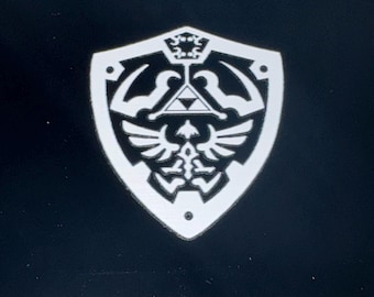 Calcomanía del escudo Hylia de Zelda para NDS: impermeable, para juegos retro, perfecta para consolas como AYN Thor, Pocket DS y Retroid.