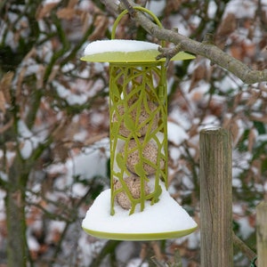 Practical bird feeder BENTHE, fat ball silo, 26 cm, garden outdoor