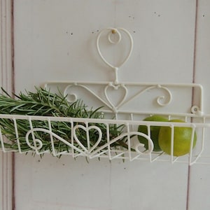WANDKORB WANDKASTEN BLUMENKASTEN Pflanzkasten Hängekorb Metall Shabby