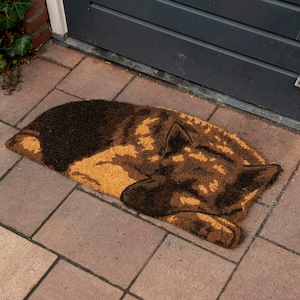 Country house door mat; Coconut mat, doormat SHEPHERD DOG