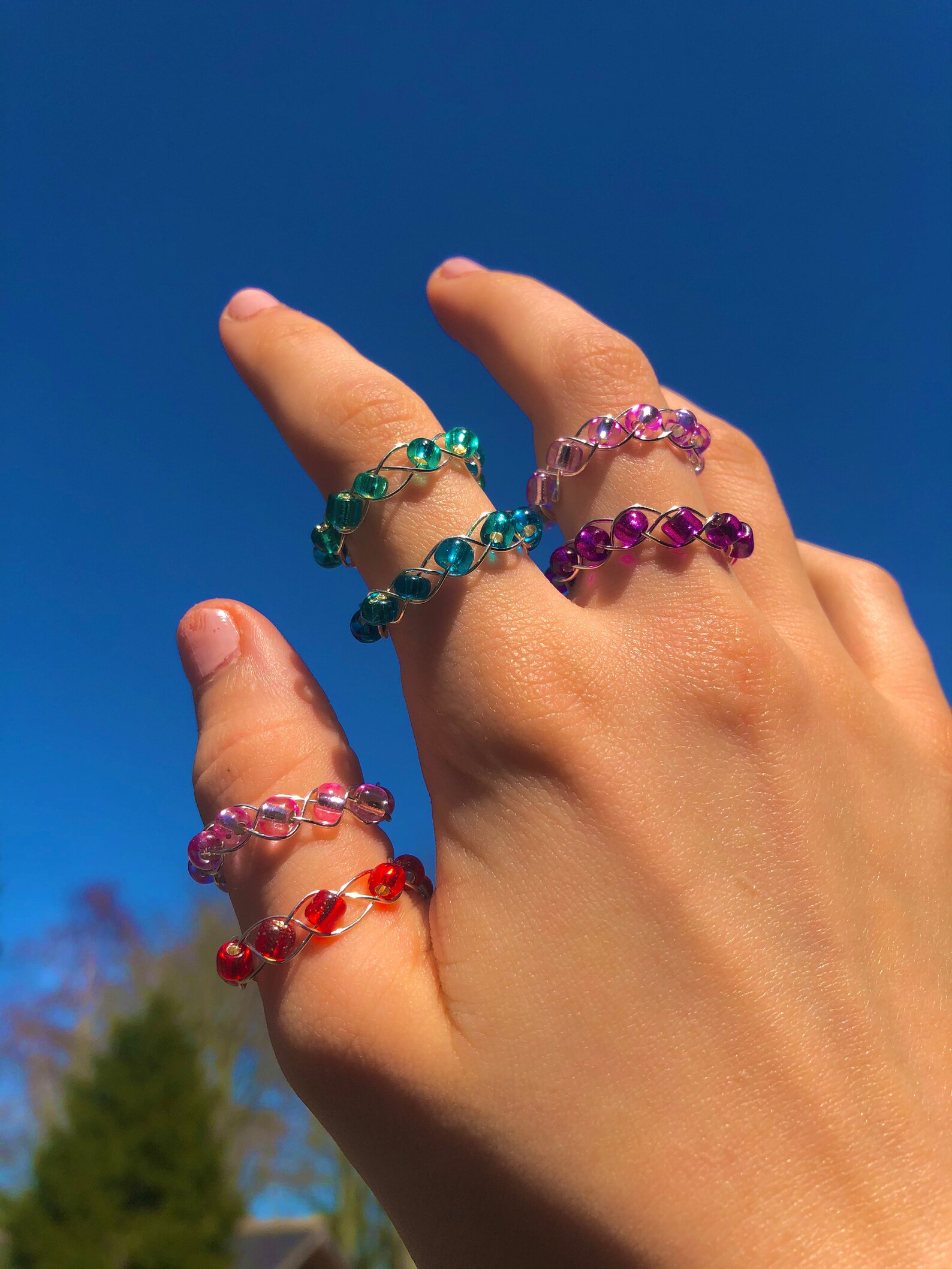 Handmade braided wire ring // indie ring // aesthetic ring // Etsy