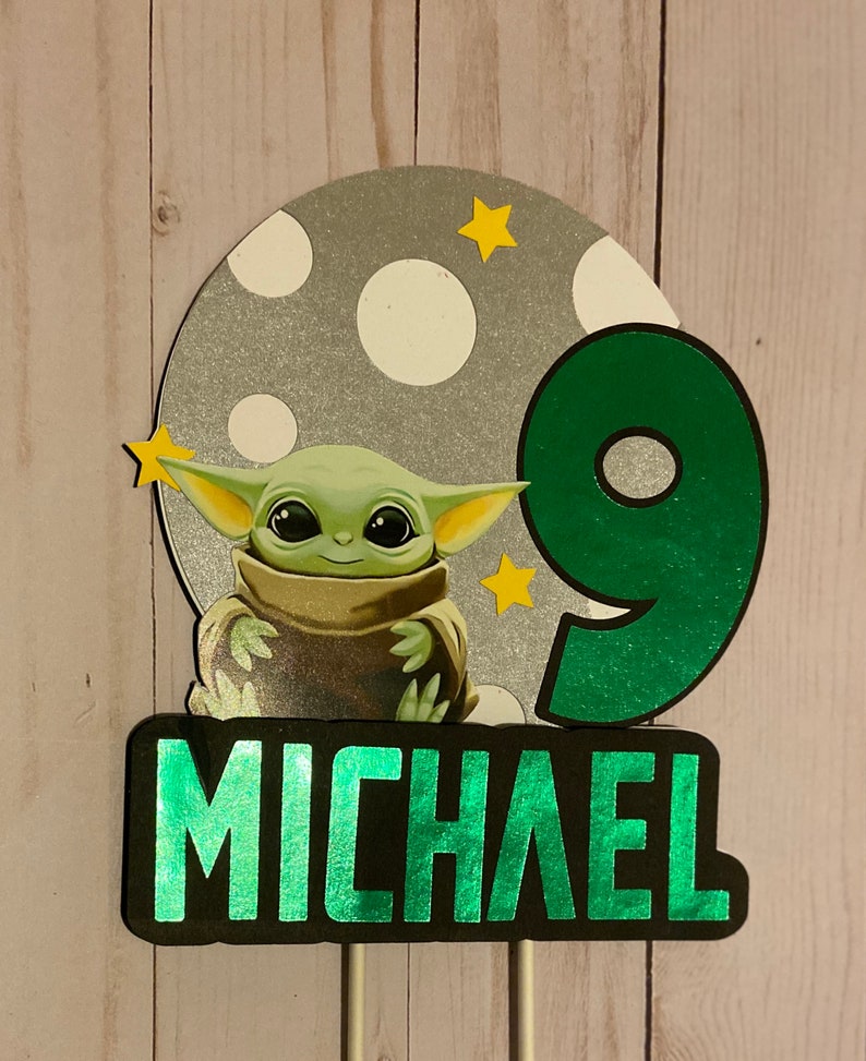 Baby Yoda Cake Topper The Child Cake Topper The Child Cake | Etsy