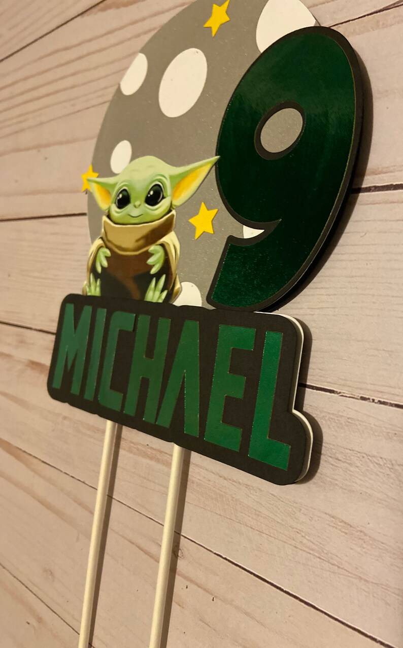 Baby Yoda Cake Topper The Child Cake Topper The Child Cake