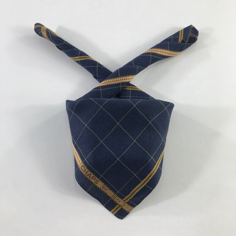 Vintage Chaps Handkerchief Pocket Square Neckerchief Face Mask Floral Babushka Bandana Accessories Head Band Hair Tie