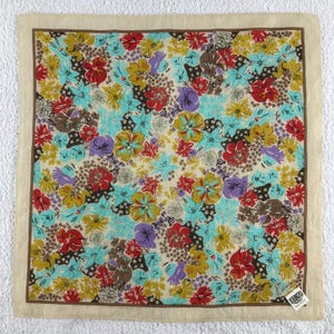 NWT Kenzo Handkerchief Bandana Babushka Wrap Authentic Accessories Luxury Neckwear New Year gift Pocket square