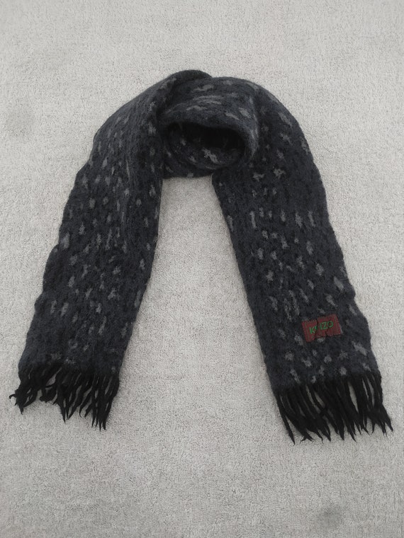 Vintage Kenzo Scarf Muffler Accessories Wrap Roma