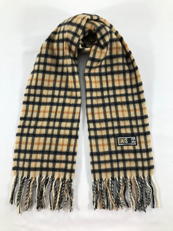 Vintage DAKS Muffler Accessories Wrap Roma Scarf W