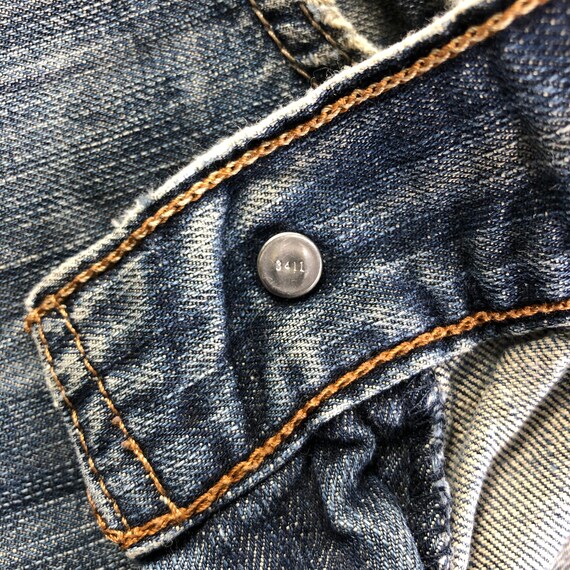 Size 32x29 Vintage Levis 569 Jeans Medium Washed … - image 5