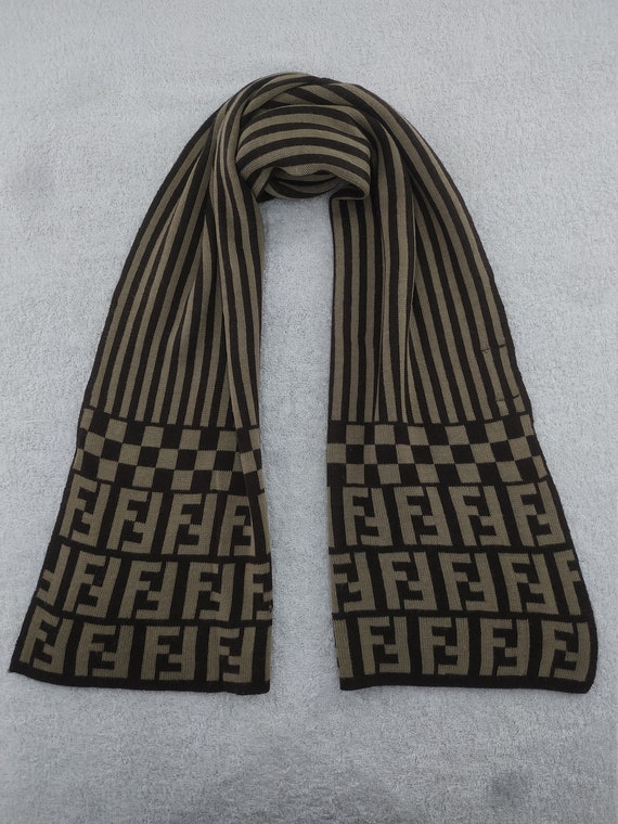 Vintage Fendi Scarf Muffler Accessories Wrap Fendi