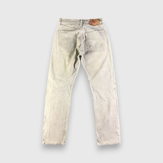 Size 30x31 Vintage Light Wash Levis 501 Jeans Lev… - image 2